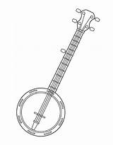 Music Instrument Coloring Pages Free Printable PDF sketch template