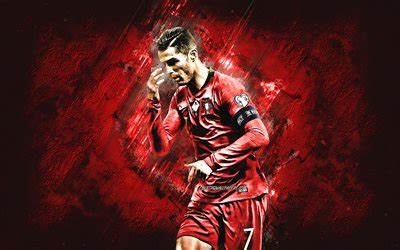 Download wallpapers Cristiano Ronaldo, Portugal national football team, CR7, portrait ...