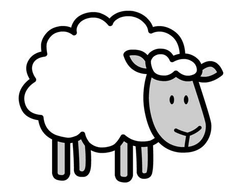 Sheep Clipart Outline Clipartfest 2 Wikiclipart - vrogue.co