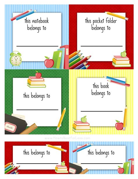 Free Printable Crayon Name Tags - Free Printable