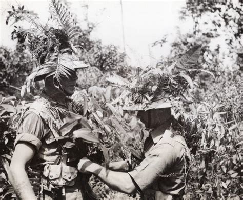 Far East British Troops Manchester Regiment Camouflage WWII WW2 Old ...