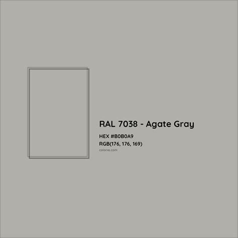 About RAL 7038 - Agate Gray Color - Color codes, similar colors and paints - colorxs.com