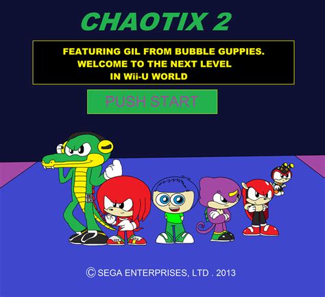 Knuckles' Chaotix 2: Title Screen by TRC-Tooniversity on DeviantArt