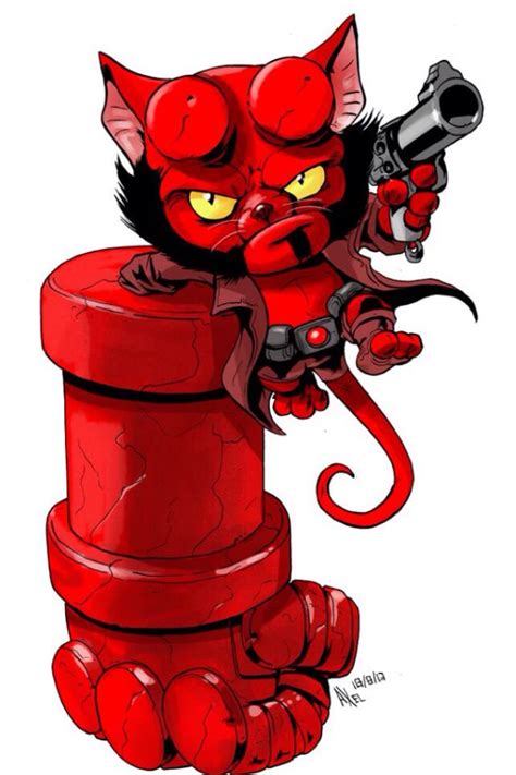 Baby HellBoy | Hellboy art, Comic books art, Comic art