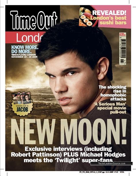 Time Out Magazine cover - Taylor/Jacob Fan Girls Photo (9040095) - Fanpop