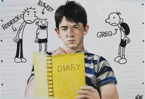 Zachary gordon as Greg heffley drawing by michi-artist on DeviantArt