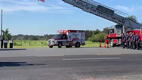 Video: Slain Polk County deputy is escorted to medical examiner's office