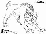 Free Saber Tooth Tiger Coloring Page Download  sketch template