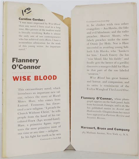 Wise Blood | Flannery O'Connor | First edition