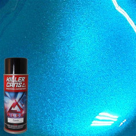 Alsa Refinish 12 oz. Candy Turquoise Killer Cans Spray Paint-KC-T - The Home Depot