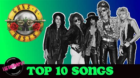 Guns N' Roses: Top 10 Songs (x3) - YouTube