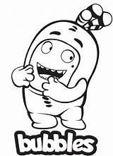 Printable Coloring Oddbods Pages sketch template