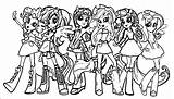 My Little Pony Human Coloring Pages  Home sketch template