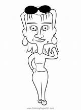 Cartoon Girls Coloring Pages sketch template