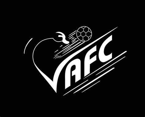 Valenciennes FC Symbol Club Logo White Ligue 1 Football French Abstract Design Vector ...