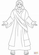Printable Picture Of Jesus sketch template