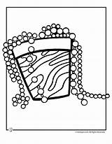 Mardi Gras Beads Coloring Page Coloring Pages sketch template