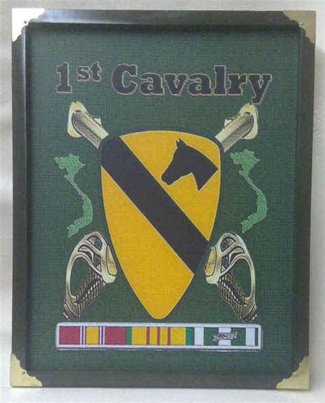 1st Cavalry patch honoring Vietnam service canvas | Etsy