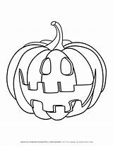 Jack O Lantern Coloring Pages sketch template