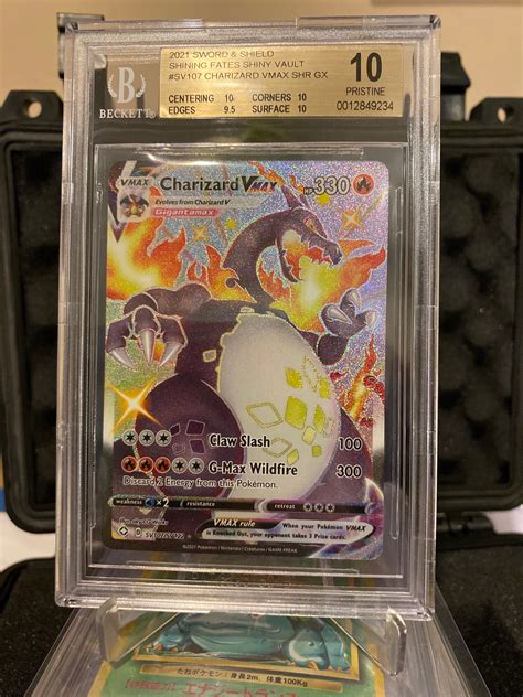 BGS PRISTINE 10 Shiny VMAX Charizard SV107/SV122 - Shining Fates Shiny – Pokemon Plug