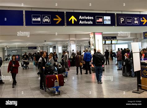 Arrival area at Pierre Elliot Trudeau airport in Montreal, Que., on ...