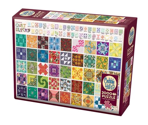 Quilt Blocks Jigsaw Puzzle, 2000 Pieces - Walmart.com