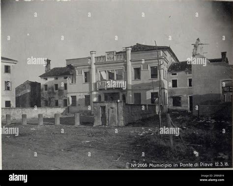 Town Hall in Piave Bridge 12.3.18 Stock Photo - Alamy