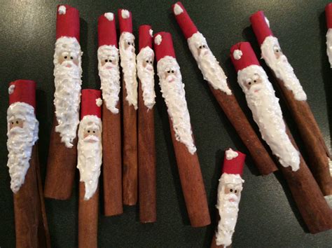 Santa cinnamon stick ornaments | Christmas ornament crafts, Diy christmas ornaments, Christmas ...