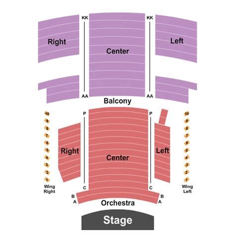 Showplace Performance Centre Seating Chart | Star Tickets