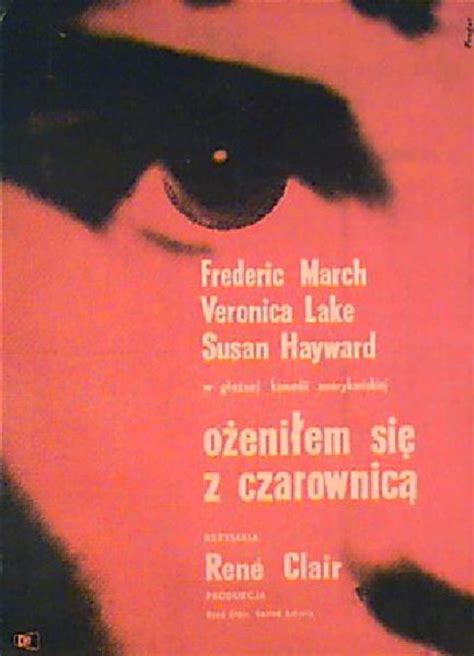 I Married a Witch Original 1960s Polish A1 Movie Poster - Posteritati ...