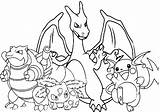 Pokemon Coloring Page Printable sketch template