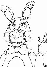 Toy Bonnie Coloring Pages sketch template