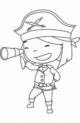 Printable Pirate Coloring Pages sketch template