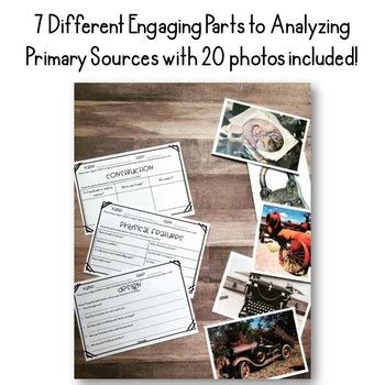 Engaging Questions for Primary Sources (Photos of Artifacts) by Fifth ...