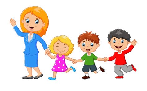 Families Clipart Back Cartoon Single Parent Family - Clip Art Library