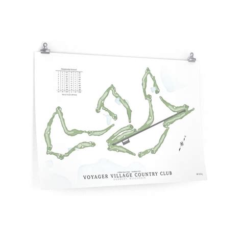 Voyager Village GC Golf Course Map Rendering Golfer Decor - Etsy in 2023 | Map gifts ...