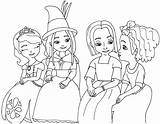 Sofia The First Coloring Pages Little Witch  sketch template