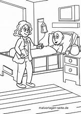 Malvorlage Krankenhaus  Medizin Ausmalbild Kostenlos Herunterladen sketch template