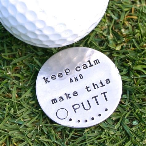 Personalized Golf Ball Marker Custom Stamped For The Golfer | Free Nude ...