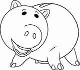 Toy Story Hamm Coloring Pages 3 By Mary  coloring sketch template