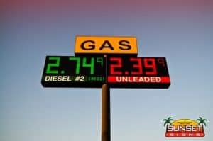 Gas Station Signage • Electronic Signs for Service Stations