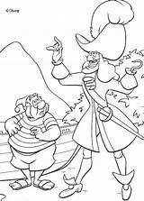 Disney Captain Hook Coloring Pages sketch template