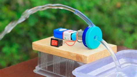 How To Make A Mini Water Pump Only By The Smallest Motor