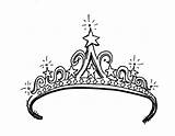 Tiara Coloring Page  ClipArt Best sketch template