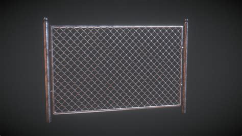 Low Poly Metal Fence | Agustin Honnun - Download Free 3D model by ...