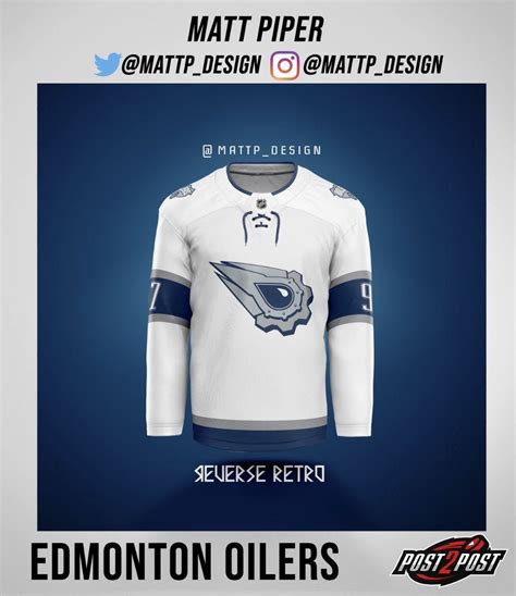 Edmonton Oilers Reverse Retro jersey concept. : EdmontonOilers