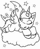 Unicorn Coloring Printables sketch template