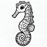 Seahorse Printable coloring Page  Download Print Or Color Online For Free sketch template