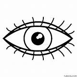 Eyeball Coloring Pages sketch template