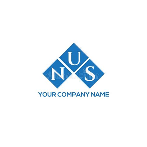 NUS Letter Logo Design on White Background. NUS Creative Initials ...